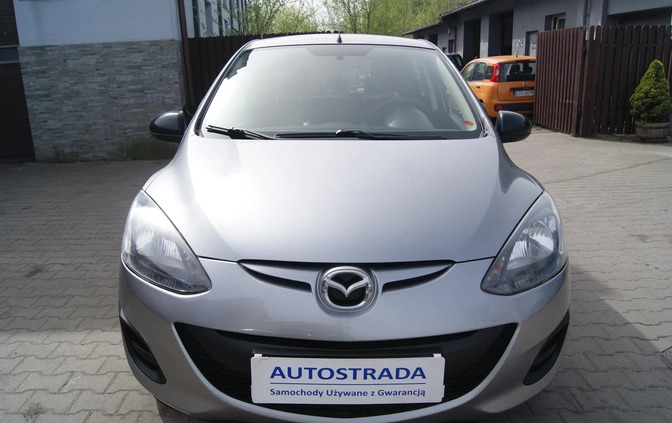 Mazda 2 cena 20900 przebieg: 104468, rok produkcji 2013 z Dobra małe 379